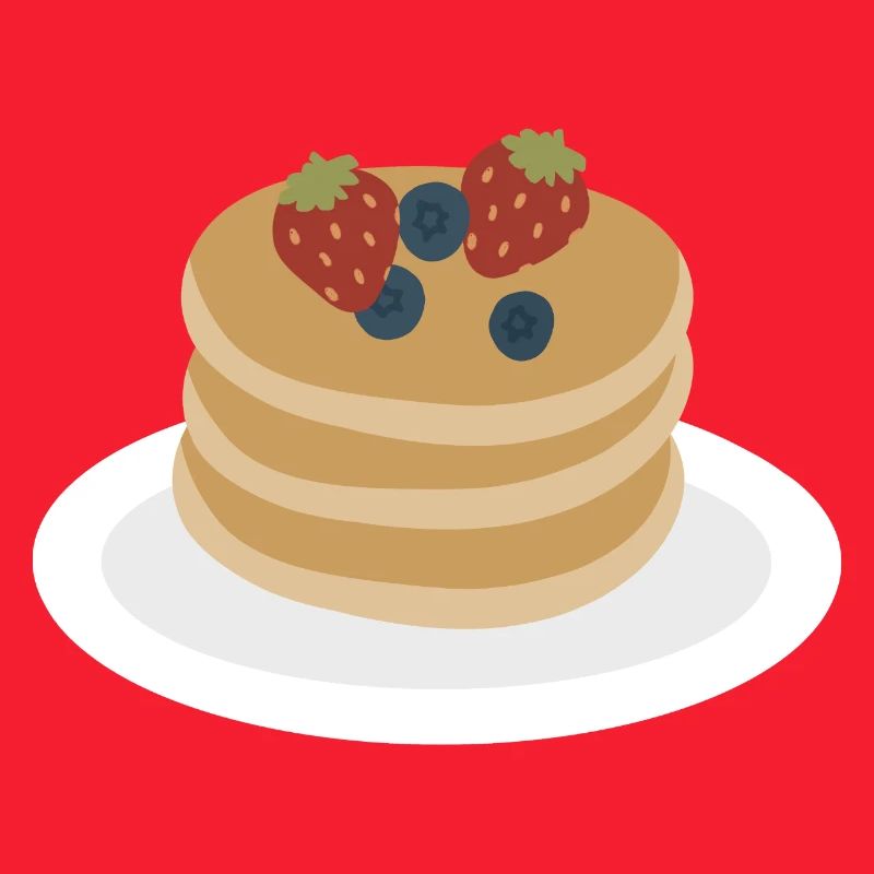 Berry Pancake Stack Artwork