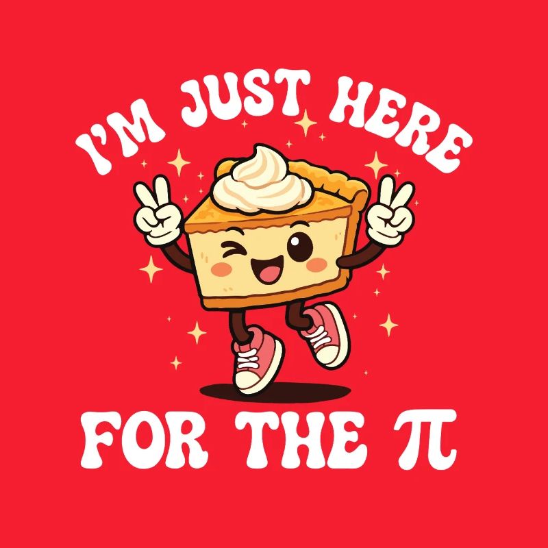 Just Here For The Pi Funny Pi Day Math Meme