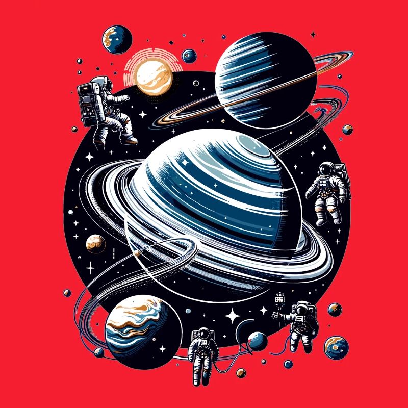 Ringed planet orbit: Astronauts