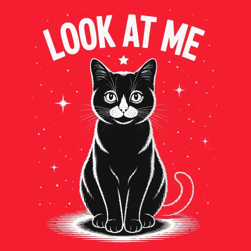 Regarde-moi - Ciel étoilé de chat