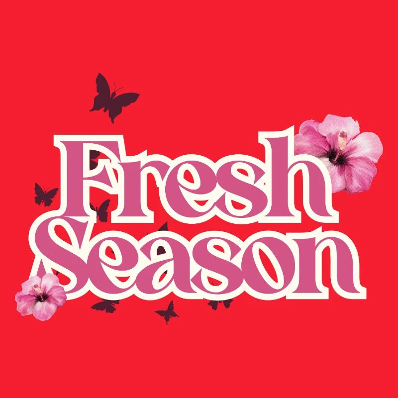 Fraîche Saison Floral Script