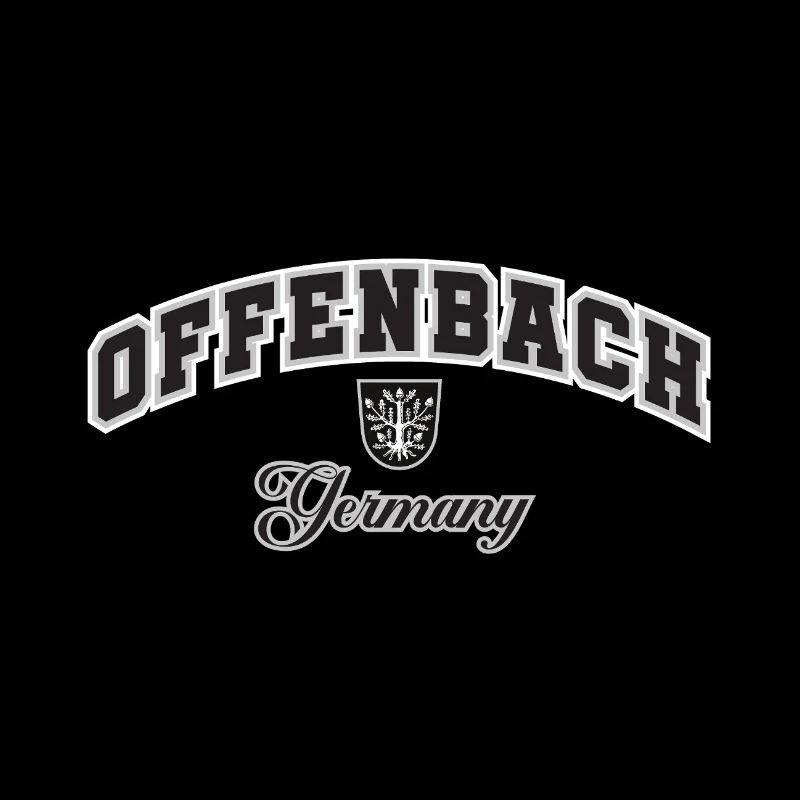 Offenbach, Germany, Crest Typography