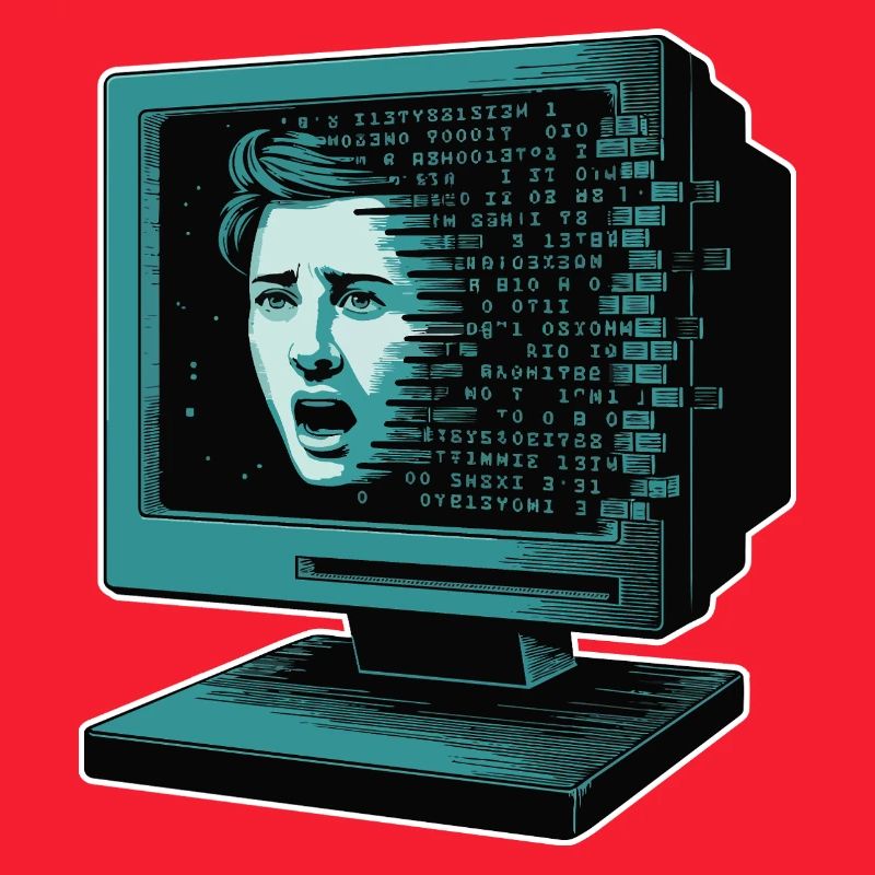 Retro-Computer Schrecken-  Retroglitch KI