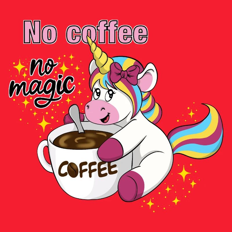 Kaffee Einhorn No Coffee No Magic