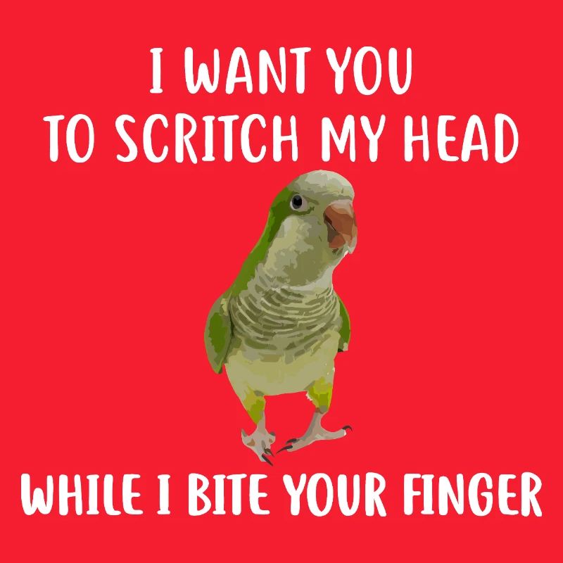 Parrot Head-Scratch Demands Tee
