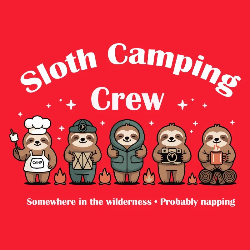 Sloth Camping Crew