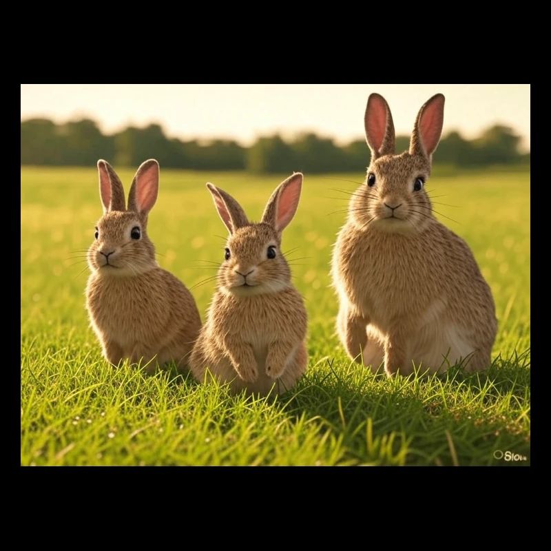 Spring Bunny Trio