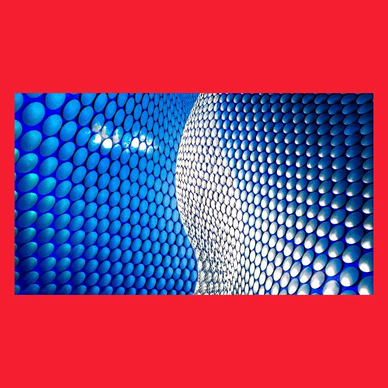 Cobalt Bubblewave Abstract