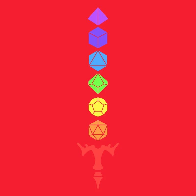 Rainbow sword in role-playing game