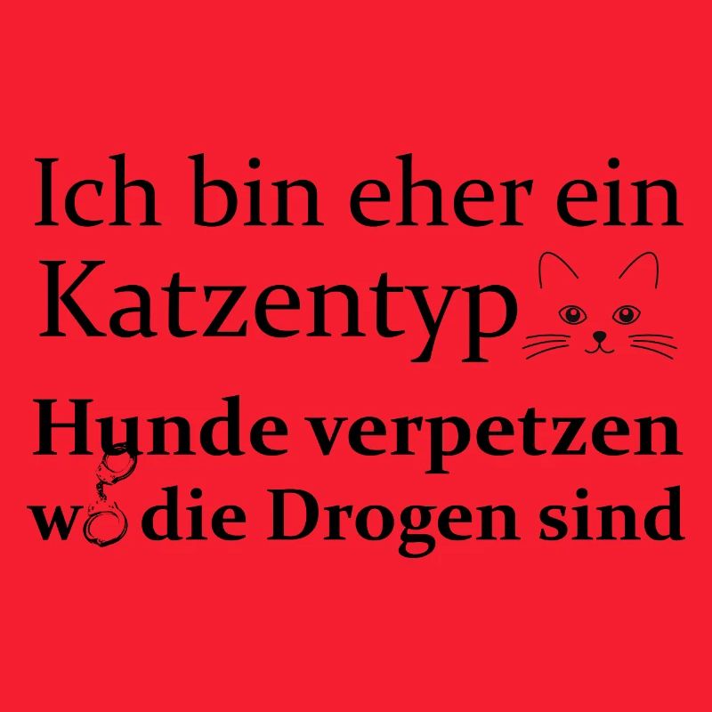 Ich bin eher ein Katzentyp (schwarz)