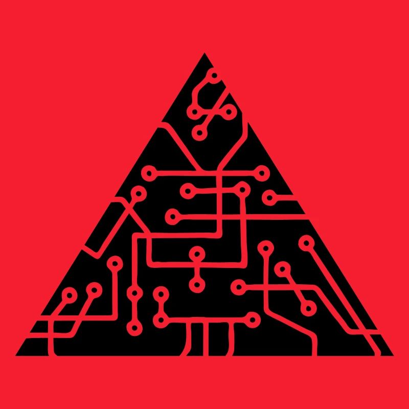 triangular shape microchip technology cool design