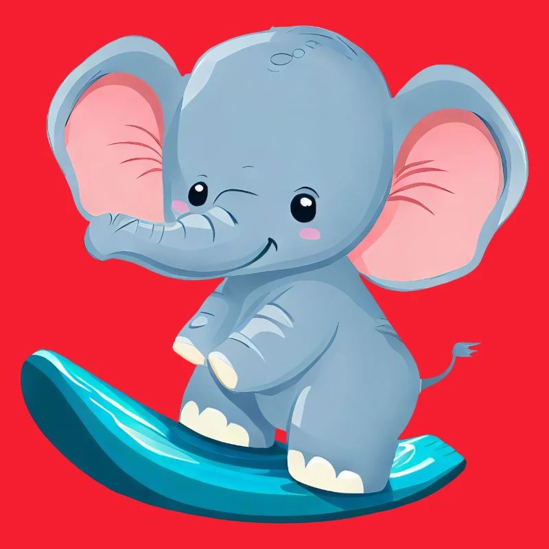 Surfer Elephant, Conception animale aventureuse