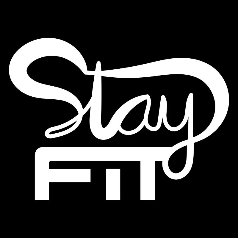 RESTEZ EN FORME ÉCRIT À LA MAIN