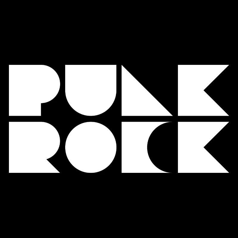 Punkrock Mutiges Logo-Design