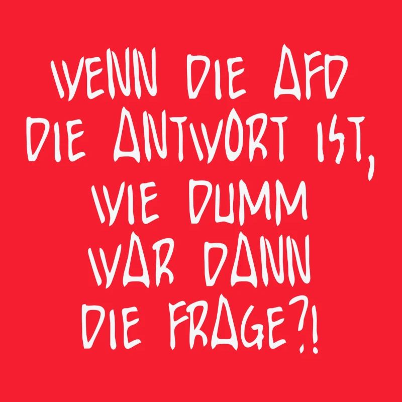 wenn die afd... /weißes Layout