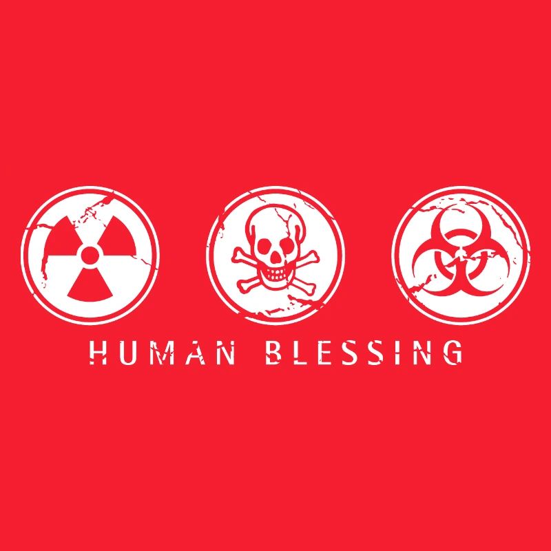 Human Blessing - White