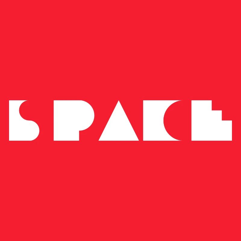conception de logo géométrique audacieux de l’espace