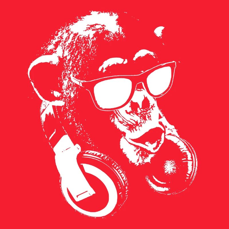 Monkey DJ White