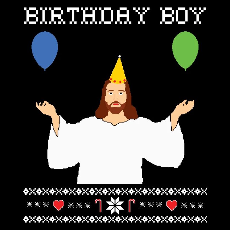 Birthday Boy Jesus - Weihnachtspullover