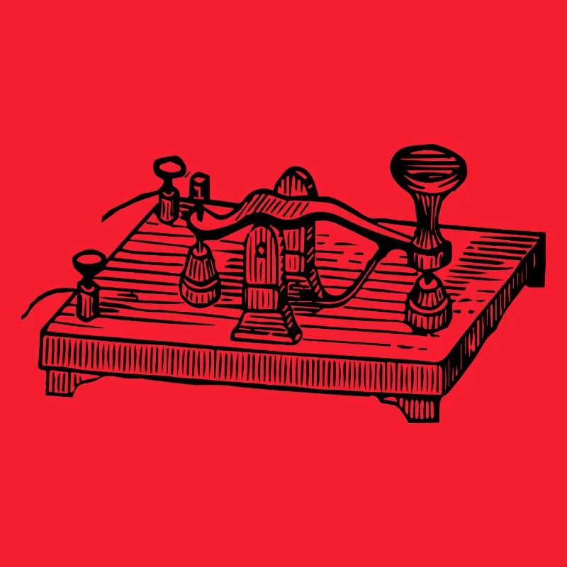 Vintage Morse Code Device, Retro Communication