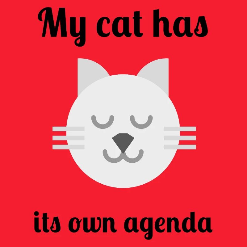 Mon chat a son propre agenda