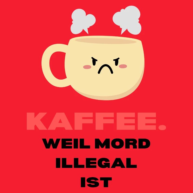 "Coffee because murder is illegal" Coffee lovers
