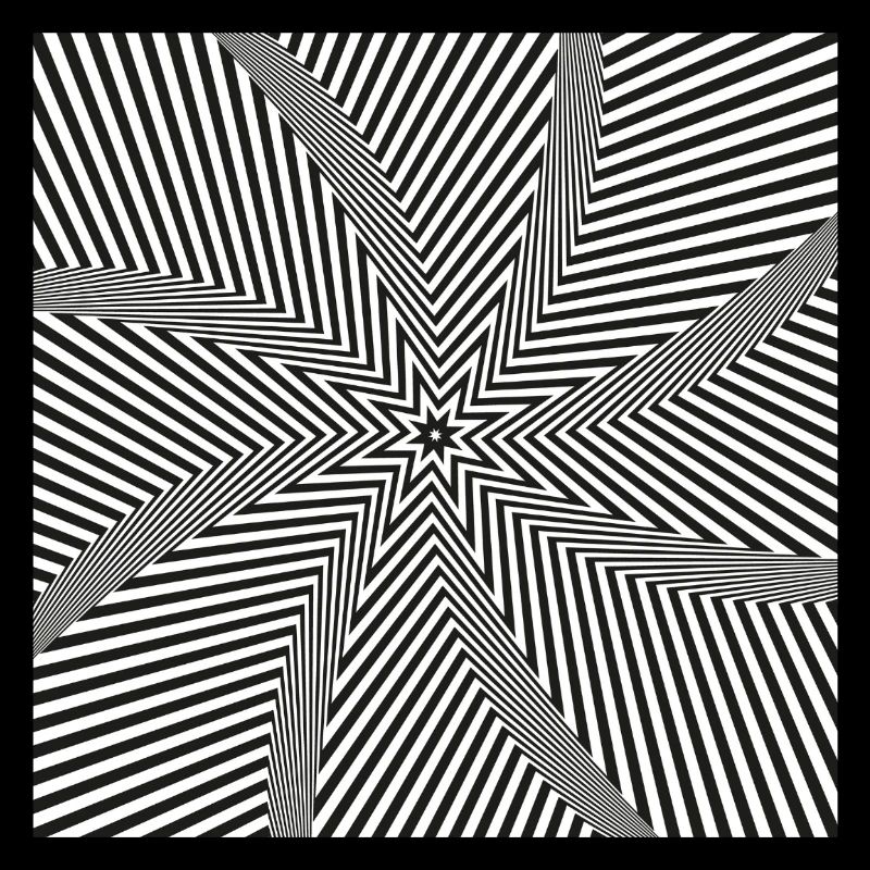 Starburst optisches Labyrinth