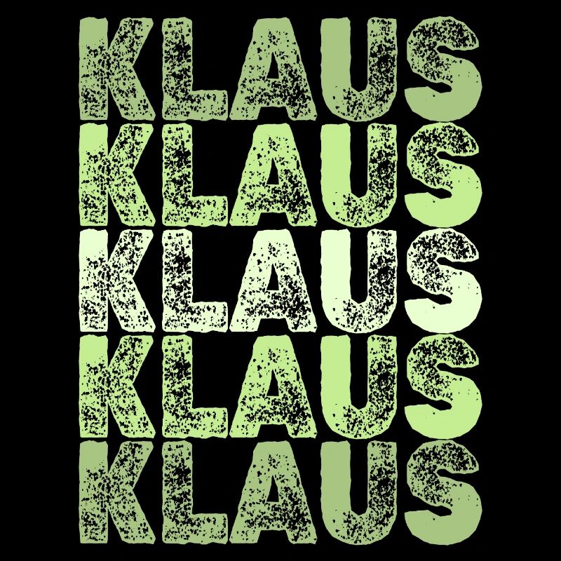 Klaus Grid Schriftzug Muster
