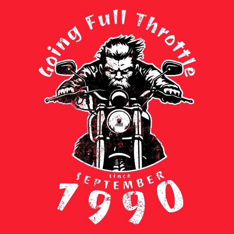 35. Geburtstag Going Full Throttle Since 09/1990