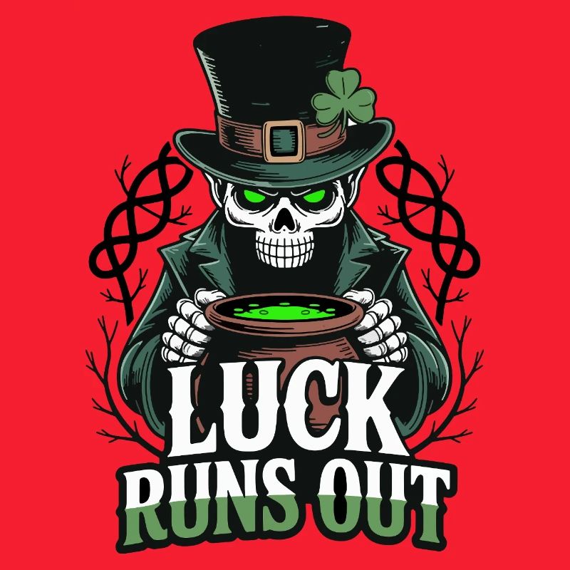 St. Patricks Day Skellett: Glück geht aus