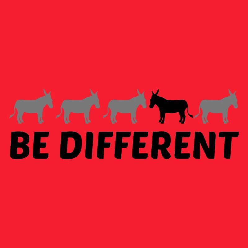 text different be different donkey horse pony small pac
