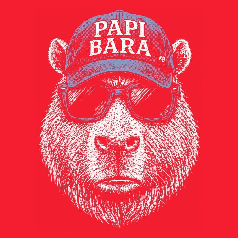 Papi Bara Bear avec des lunettes de soleil