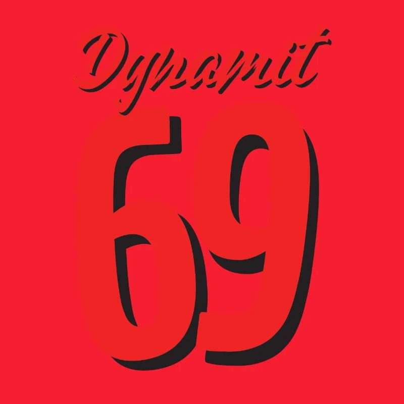 Dynamite 69 positions 69 imprimé sur le devant