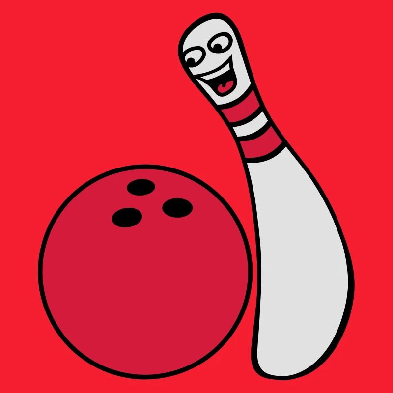 Cheeky Comic Bowling Pin