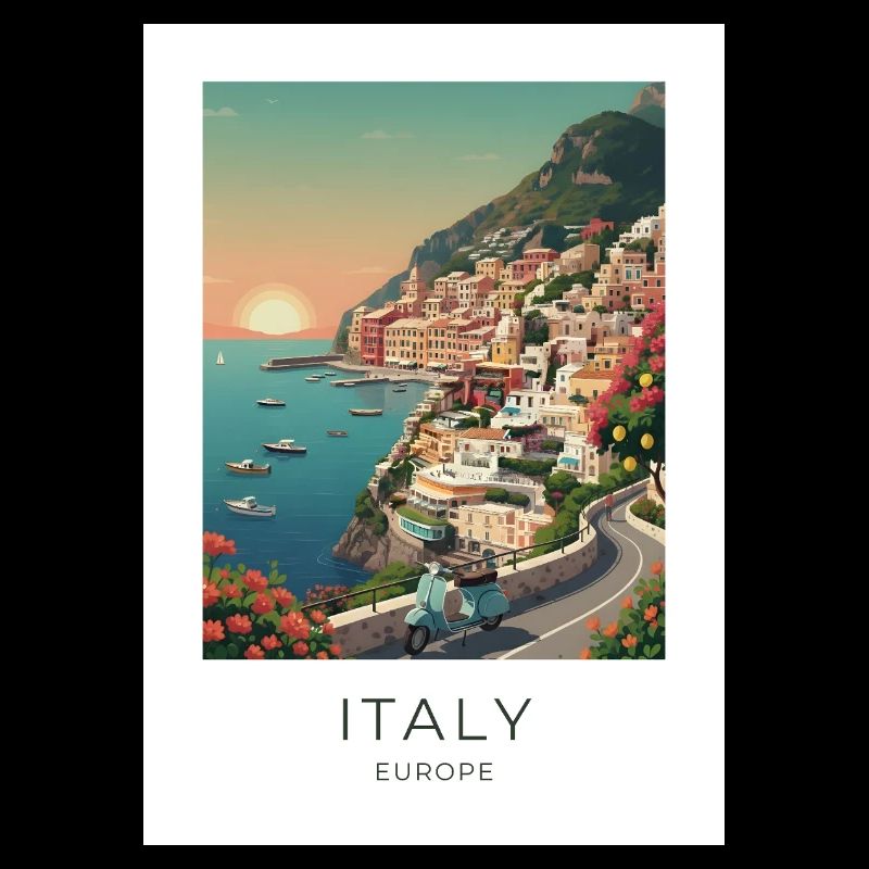 Italia Coastal Magic Motorcycle