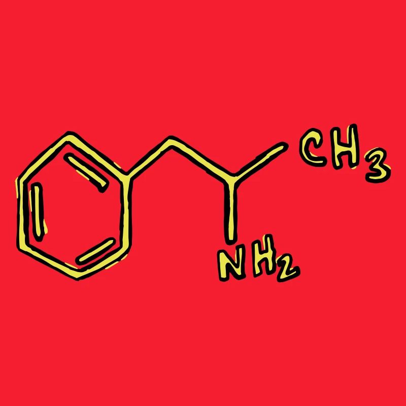 Amphetamine structural formula chemistry