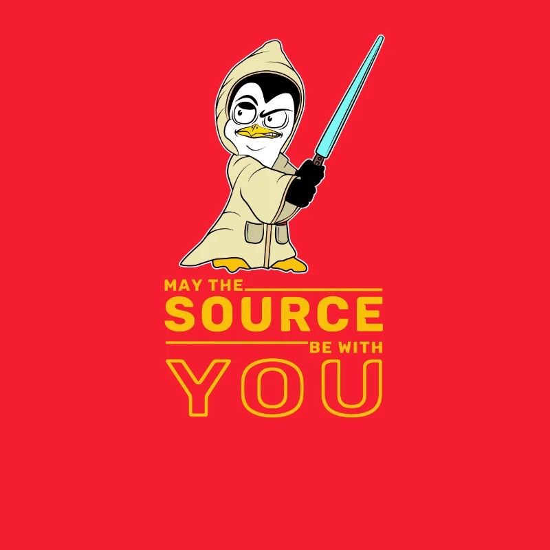 IT nerd Linux Linux penguin geek software engineer