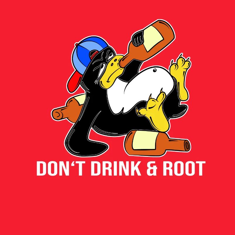 Linux Pinguin Sudo Admin Lustig Informatik PC Nerd