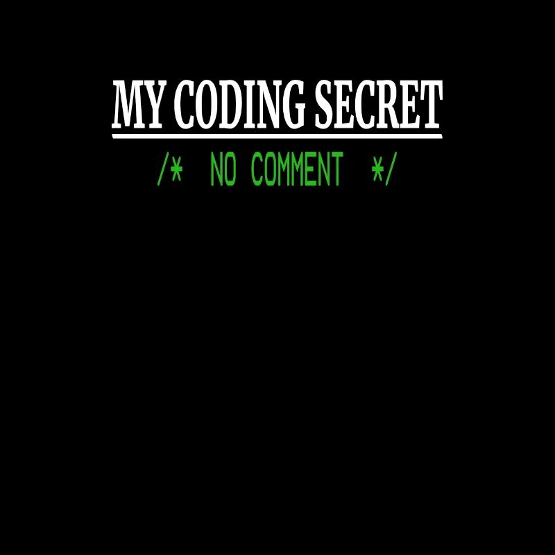 Lustiger Programmierer Humor - Coding Secret No