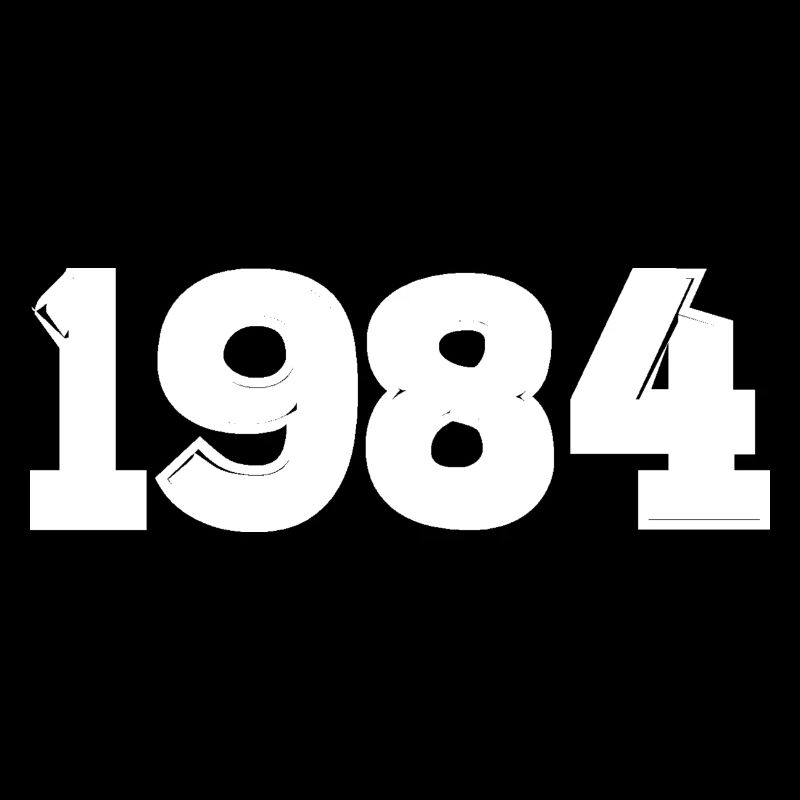 Année 1984 blanc