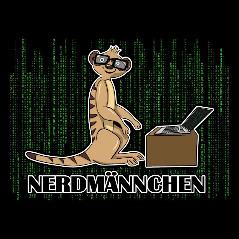 Computer Informatik Nerd Nerdmännchen für