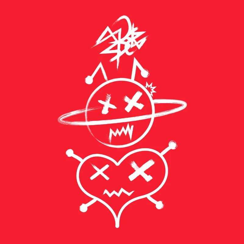 Alien Planet Pirate Heart par Visual Design Studio