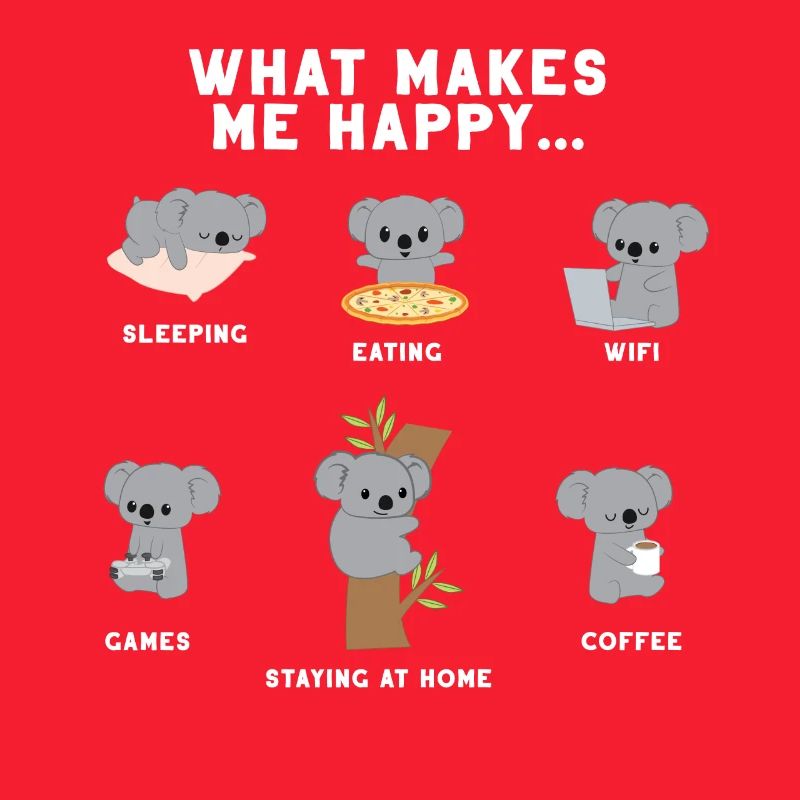 Koala - Ours Koala - Ours Koala - Introverti - Nerd