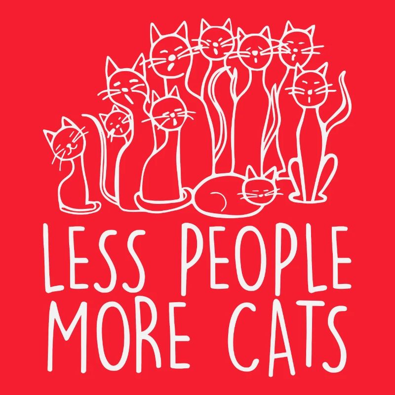 Moins de gens Plus de chats