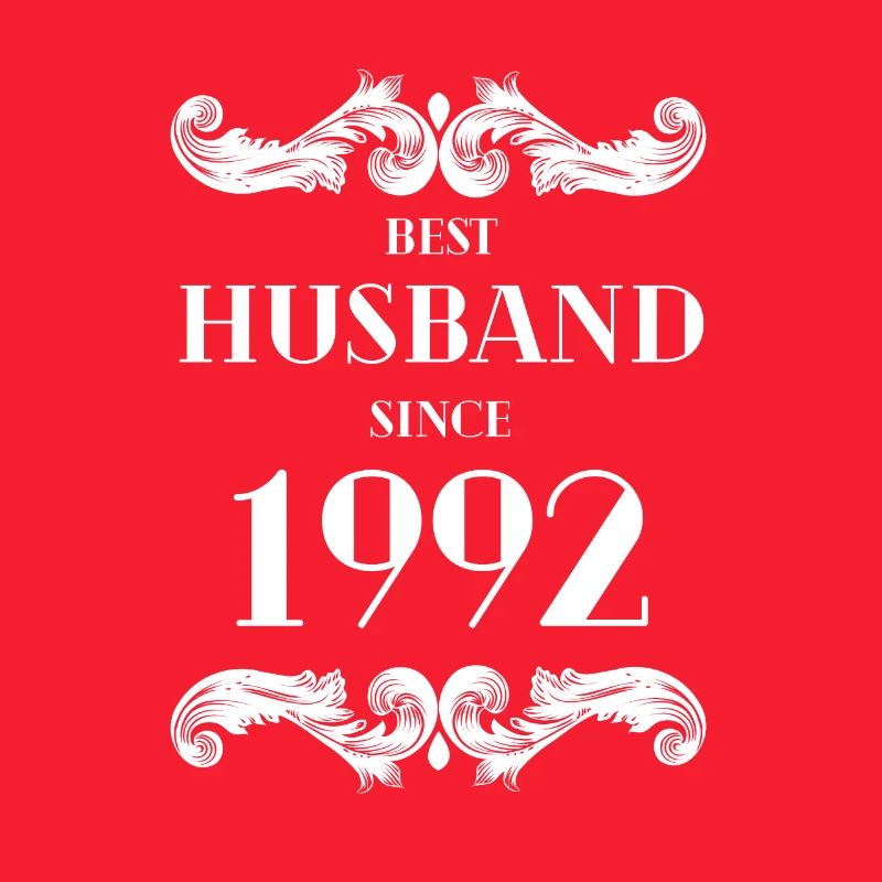 Bester Ehemann seit 1992 Hochzeitstag