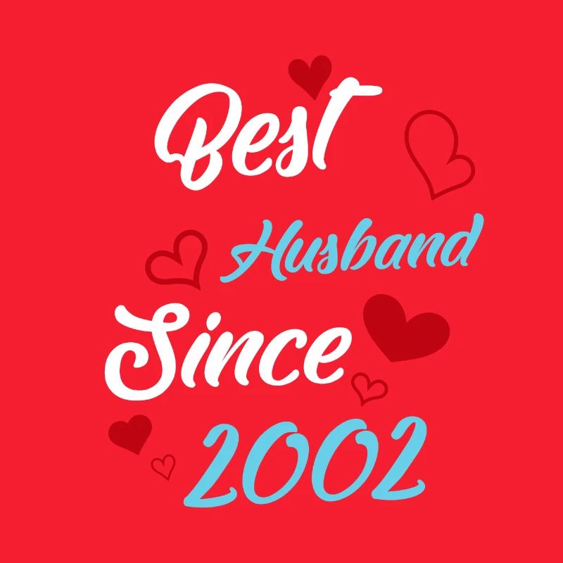 Bester Ehemann seit 2002 Hochzeit