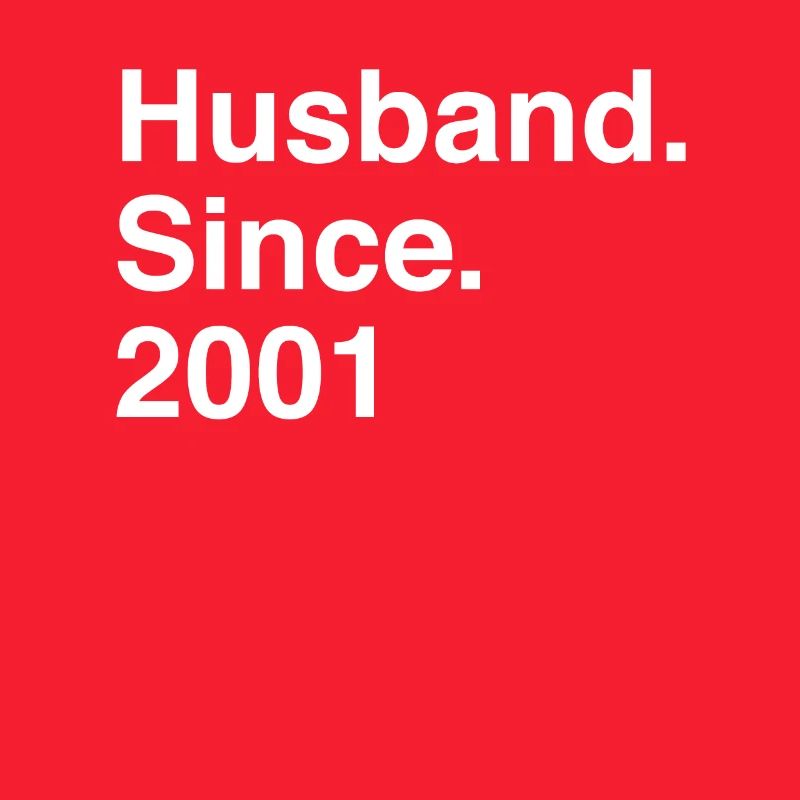 Jubiläumsehemann seit 2001 Hochzeit