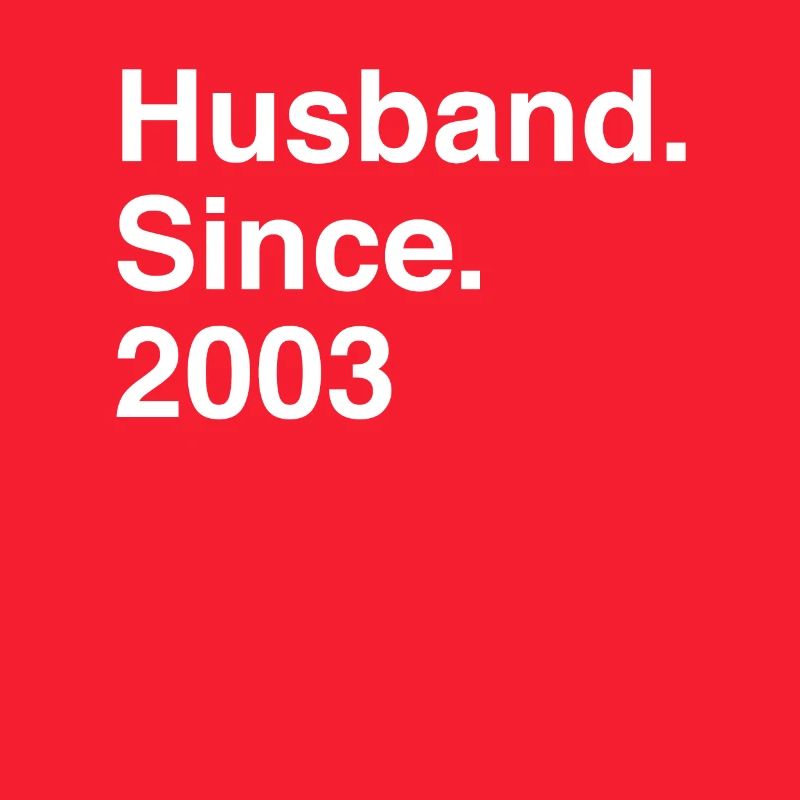 Jubiläumsehemann seit 2003 Hochzeit
