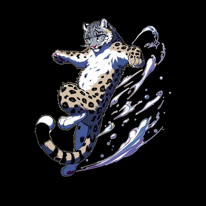 Snow Leopard Leopard White Leopard