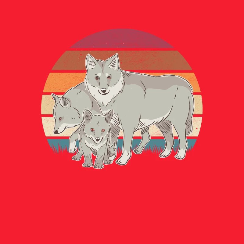 Wolf pack wolves wolf